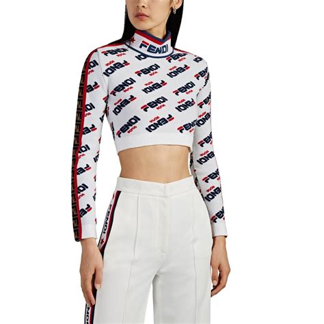 white fendi top